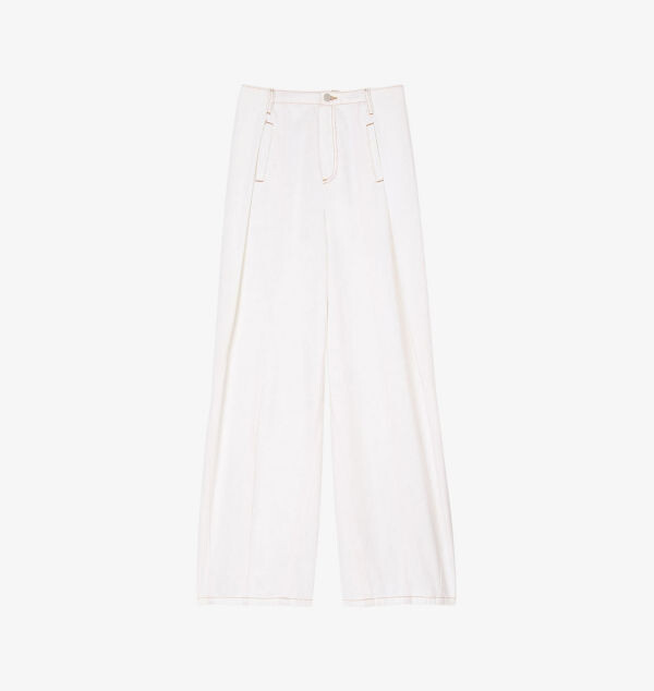 Джинсы широкого кроя с прострочкой Sandro, цвет naturels
Джинсы широкого кроя с прострочкой Sandro, цвет naturels