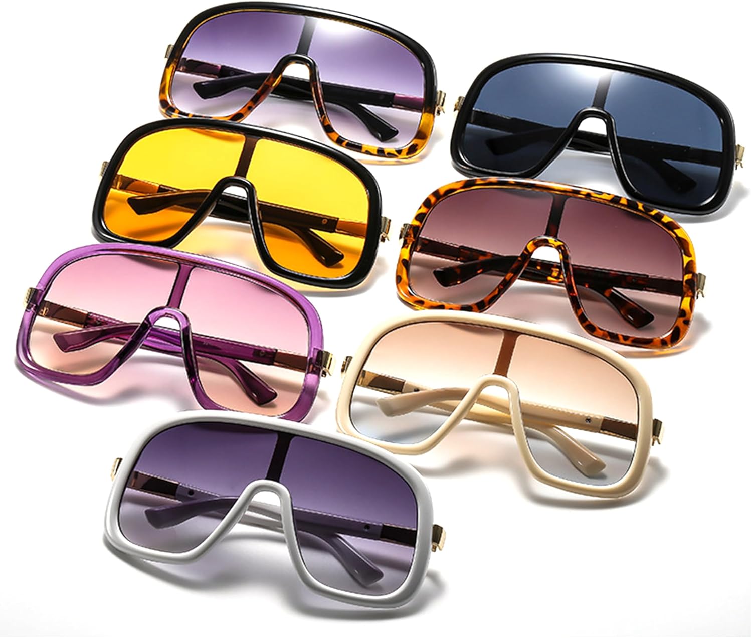 bullabulling Большие солнцезащитные очки-пилот для женщин, модные солнцезащитные очки в крупной оправе, цельные солнцезащитные очки-маска, модные квадратные очки, Purple
bullabulling Большие солнцезащитные очки-пилот для женщин, модные солнцезащитные очки в крупной оправе, цельные солнцезащитные очки-маска, модные квадратные очки, Purple