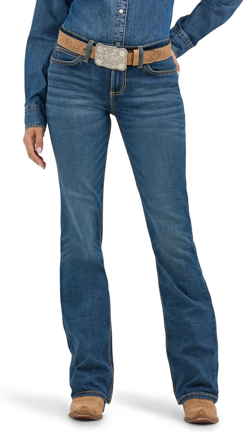 Wrangler Women's Cash Mid Rise Vented Hem Ultimate Riding Jean
Wrangler Women's Cash Mid Rise Vented Hem Ultimate Riding Jean