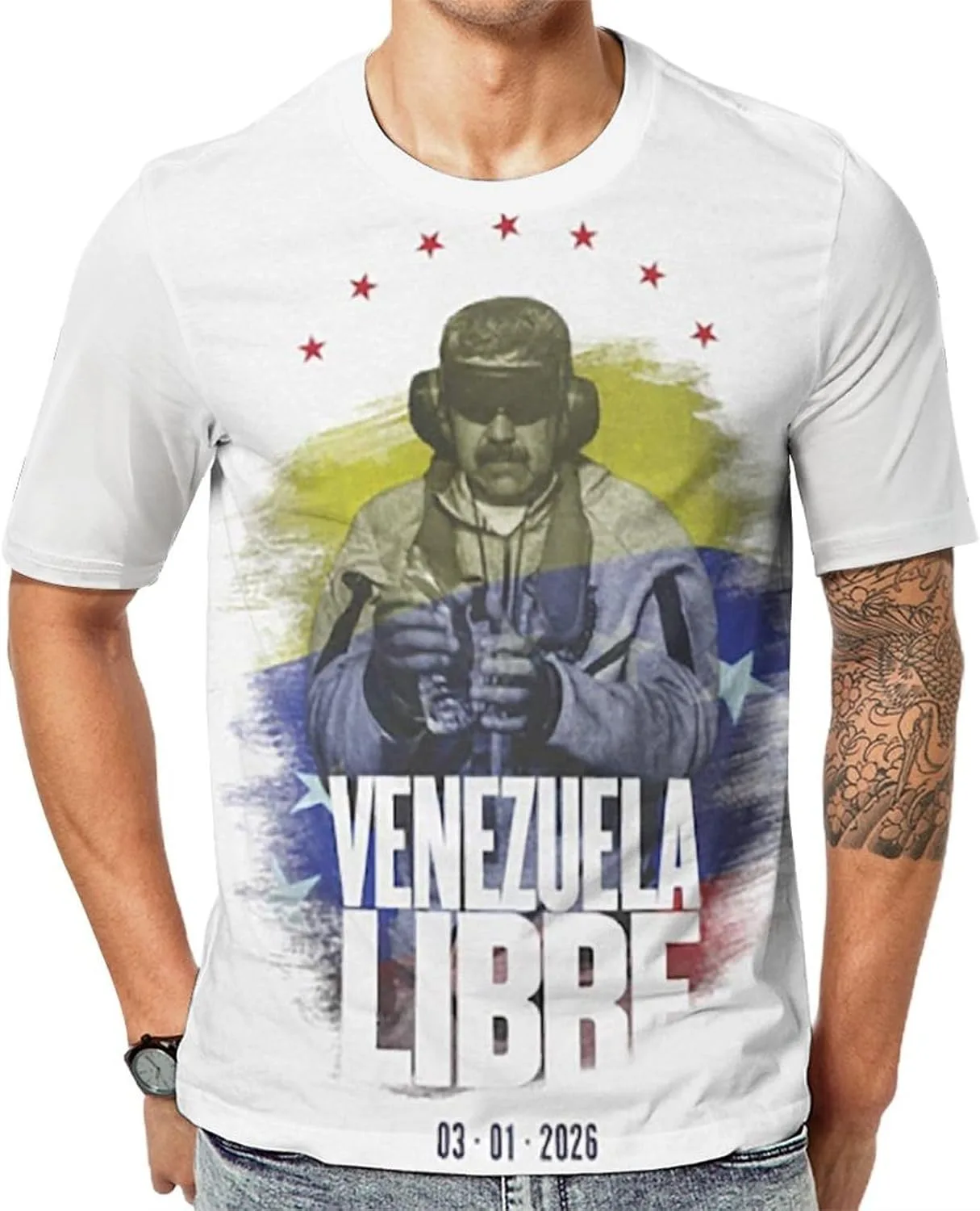 Футболка Nicolas Maduro мужская с коротким рукавом Wzsxbfsn
Футболка Nicolas Maduro мужская с коротким рукавом Wzsxbfsn