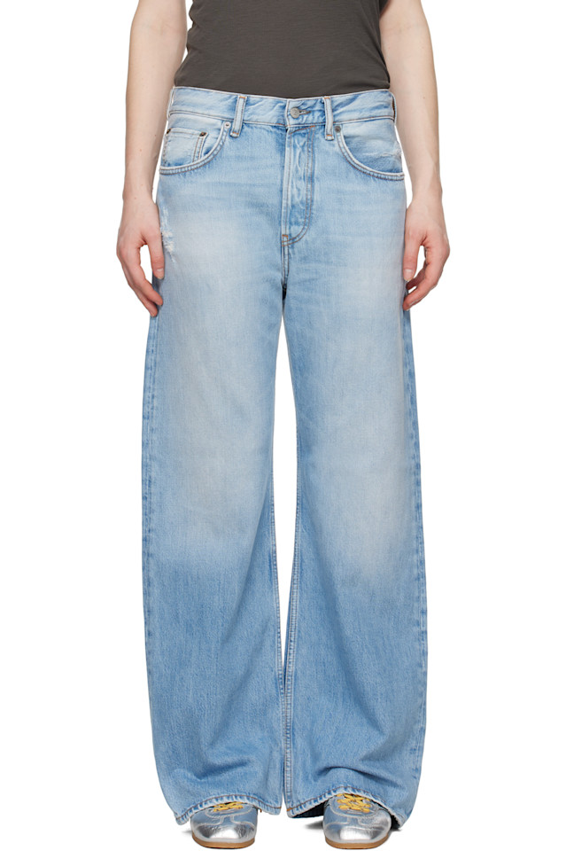 Джинсы 1981f мешковатого кроя Acne Studios, синий
Джинсы 1981f мешковатого кроя Acne Studios, синий