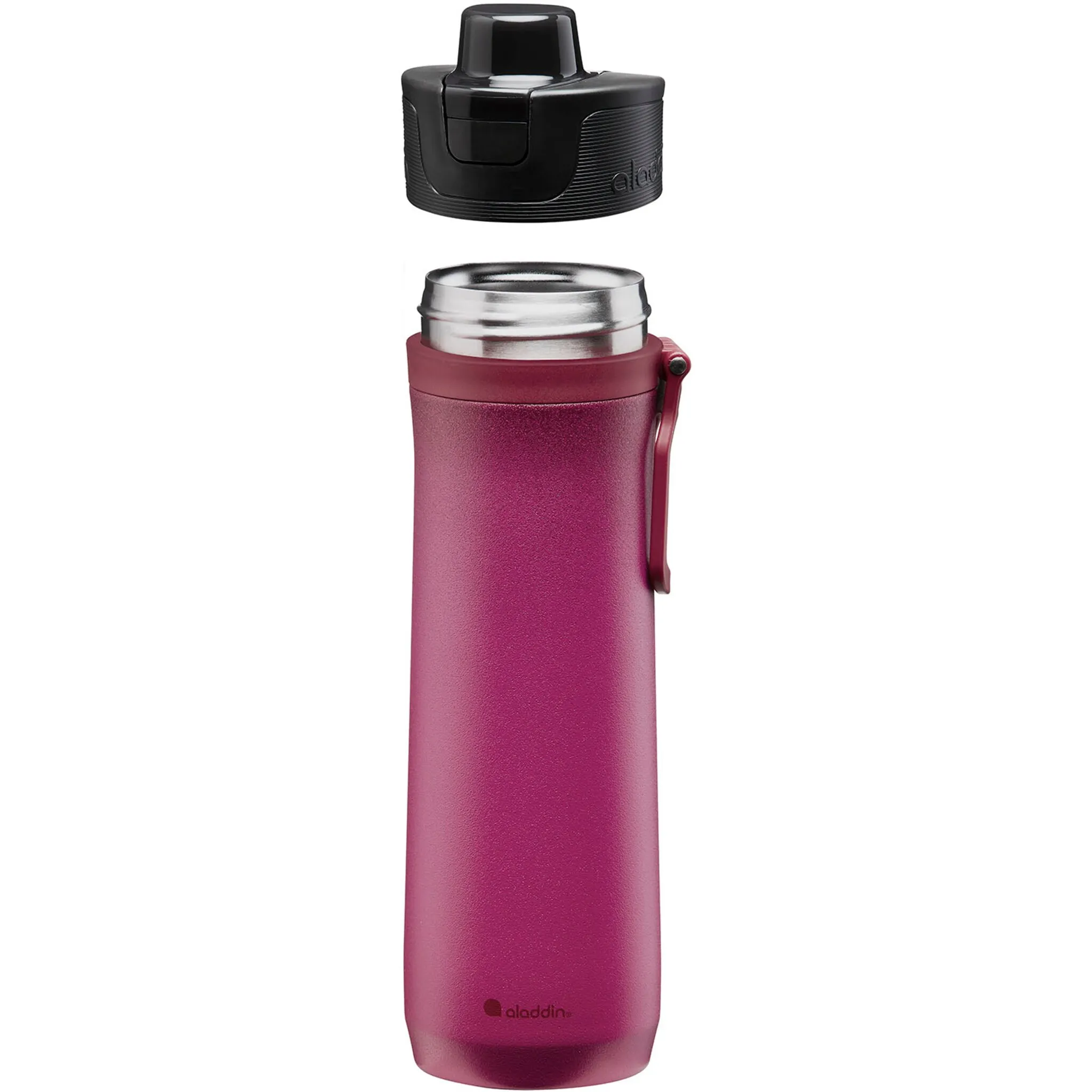 Бутылка Aladdin «Sports Thermavac», пластик, герметичная, 0,6 литра, красный