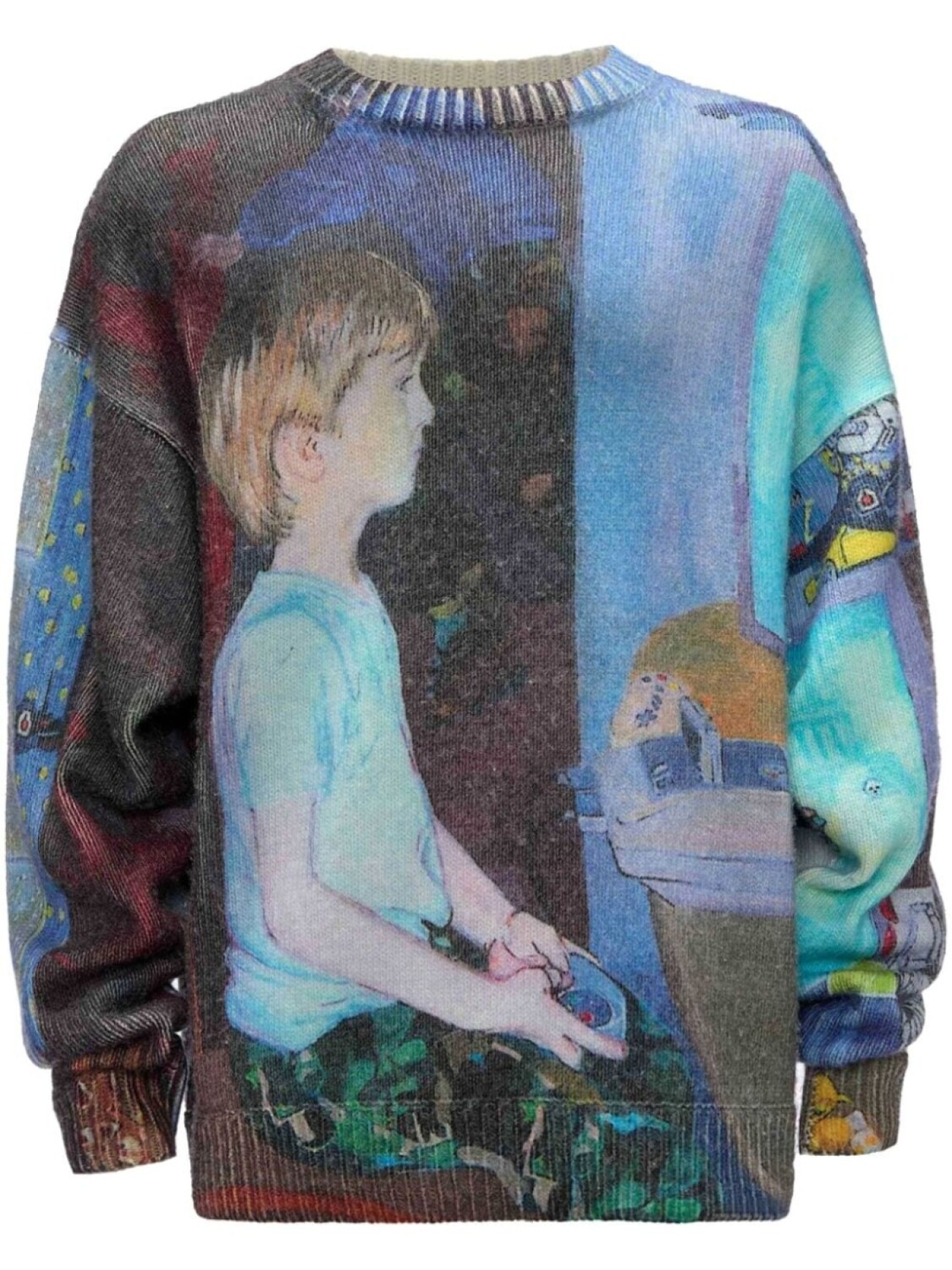 JW Anderson джемпер с принтом, синий
JW Anderson джемпер с принтом, синий