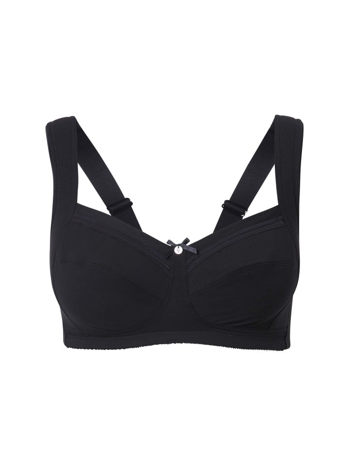Бюстгальтер на косточках Ulla Popken, черный
Бюстгальтер на косточках Ulla Popken, черный