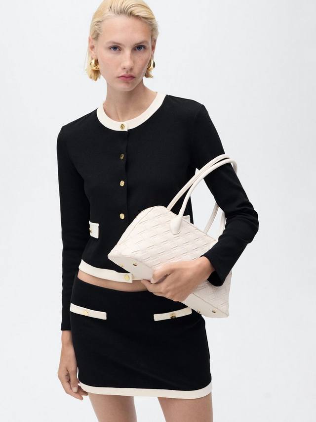 Кардиган Peri с контрастной отделкой Mango, Black
Кардиган Peri с контрастной отделкой Mango, Black