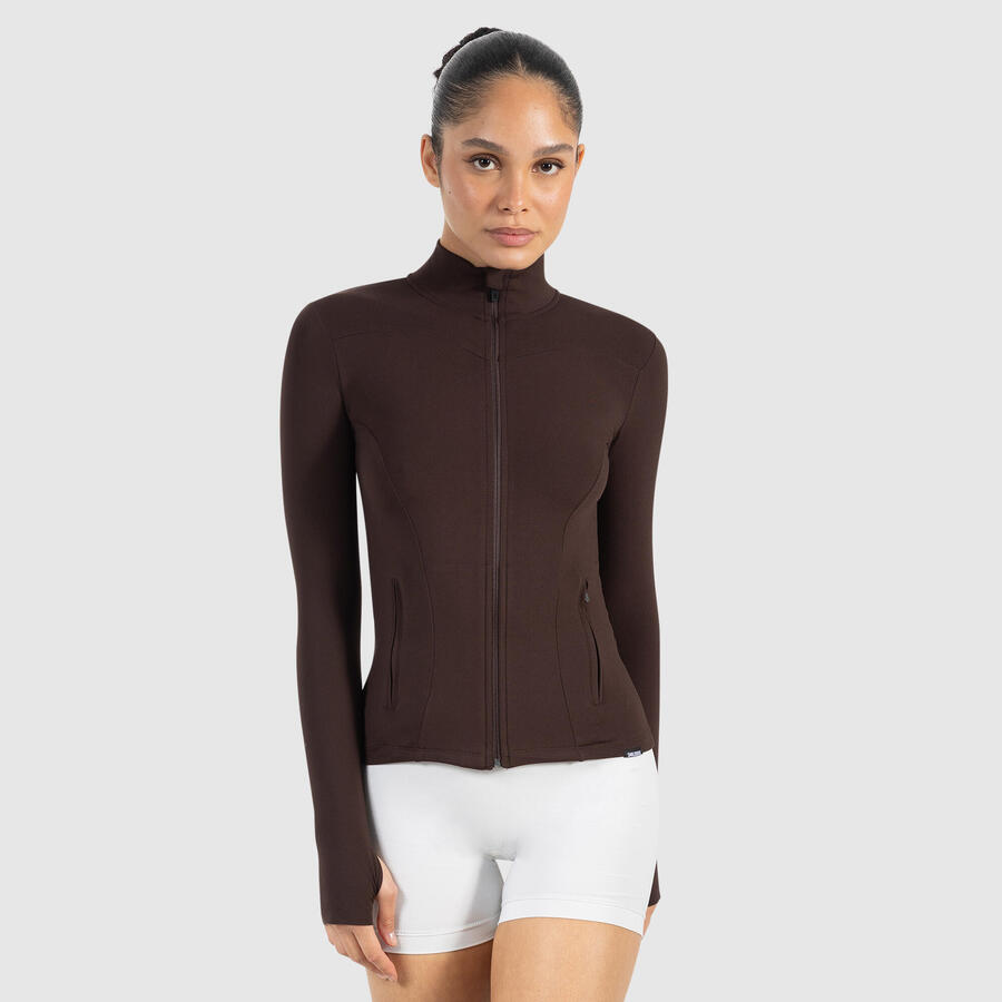 SMILODOX Женская тренировочная куртка Kenna коричневого цвета
SMILODOX Женская тренировочная куртка Kenna коричневого цвета