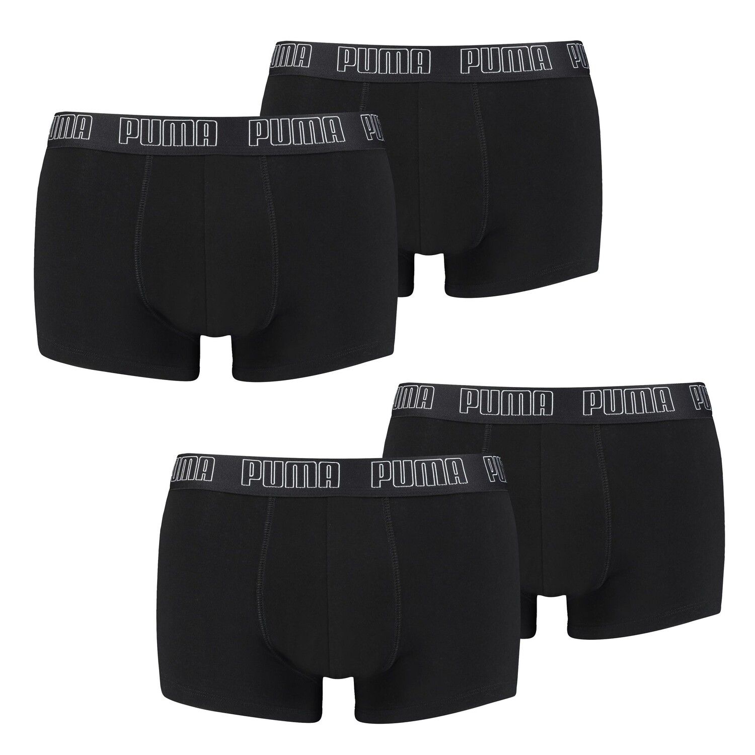 Боксеры Puma Boxershorts PUMA BASIC TRUNK 4P, цвет 001 - Black 
Боксеры Puma Boxershorts PUMA BASIC TRUNK 4P, цвет 001 - Black
