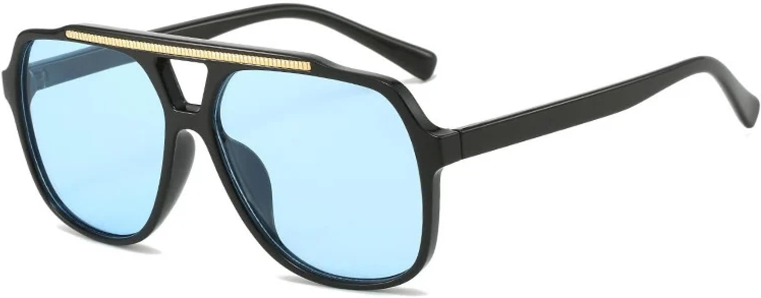 Женские солнцезащитные очки с двойной перемычкой, модные, с прозрачными градиентными линзами Ocean, защита от УФ-излучения UV400. Мужские солнцезащитные очки с двойной перемычкой HHZZYVY, Black Blue
Женские солнцезащитные очки с двойной перемычкой, модные, с прозрачными градиентными линзами Ocean, защита от УФ-излучения UV400. Мужские солнцезащитные очки с двойной перемычкой HHZZYVY, Black Blue