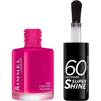 Лак для ногтей Rimmel 60 Seconds Super Shine, 8 мл Funtime, фуксия, Givenchy
Лак для ногтей Rimmel 60 Seconds Super Shine, 8 мл Funtime, фуксия, Givenchy