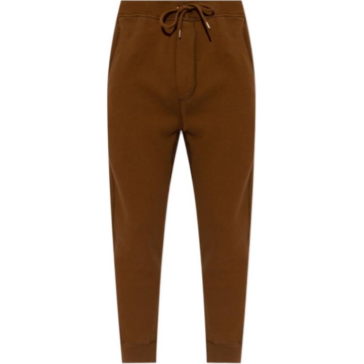Спортивные брюки на шнуровке с нашивкой с логотипом Dsquared 2, коричневый
Спортивные брюки на шнуровке с нашивкой с логотипом Dsquared 2, коричневый