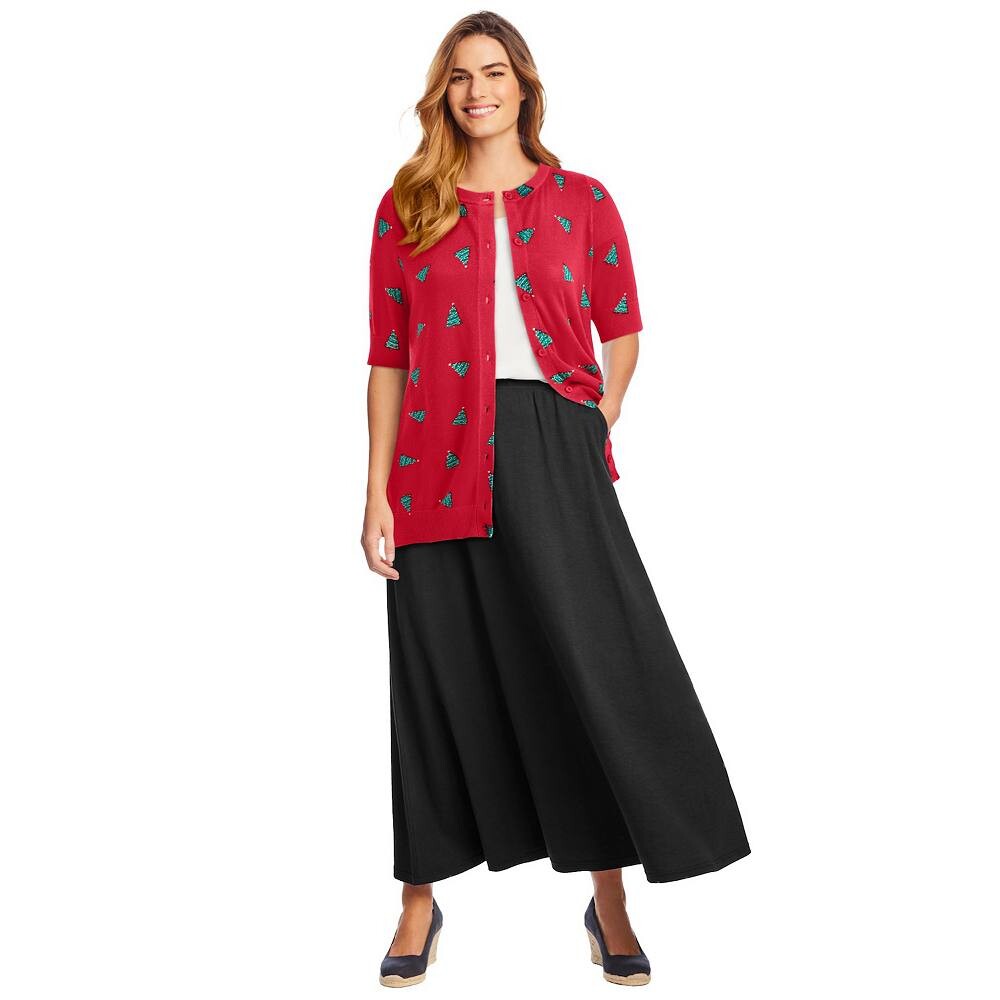 Женщина в женском идеальном кардигане с рукавами до локтя больших размеров Woman Within, цвет Vivid Red Trees
Женщина в женском идеальном кардигане с рукавами до локтя больших размеров Woman Within, цвет Vivid Red Trees