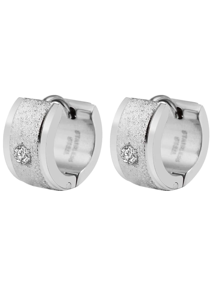 Adeliás Женские серьги - серьги-кольца на шарнирах из нержавеющей стали со стразами серебристого цвета
Adeliás Женские серьги - серьги-кольца на шарнирах из нержавеющей стали со стразами серебристого цвета