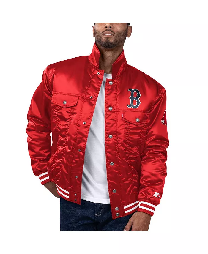 Мужская куртка-бомбер с полной застежкой на молнию Boston Red Sox Silver Tab Satin Levi's
Мужская куртка-бомбер с полной застежкой на молнию Boston Red Sox Silver Tab Satin Levi's