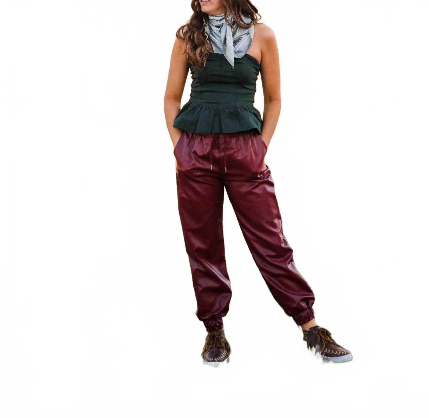 Руби Искусственная кожа Спортивные брюки красные LOVELO
Руби Искусственная кожа Спортивные брюки красные LOVELO