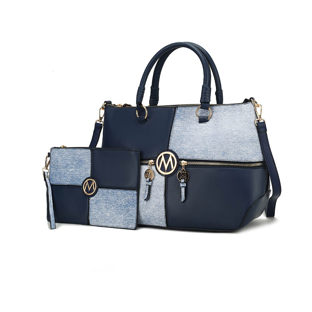 Сумка-портфель Maji из веганской кожи с браслетом MKF Collection By Mia K., синий
Сумка-портфель Maji из веганской кожи с браслетом MKF Collection By Mia K., синий