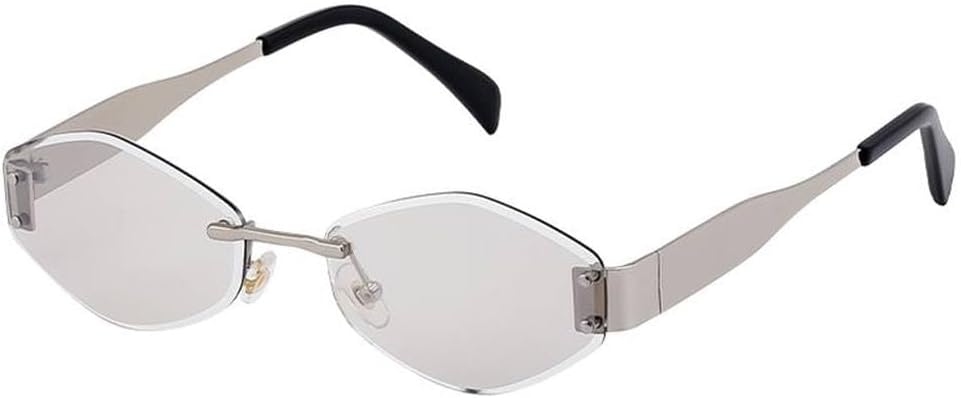 Женские солнцезащитные очки без оправы Polygon, роскошные модные очки в металлической маленькой оправе, винтажные солнцезащитные очки с ромбовидным рисунком и защитой от УФ-излучения UV400, SUN1577 Generic, C4whitesilverfilm
Женские солнцезащитные очки без оправы Polygon, роскошные модные очки в металлической маленькой оправе, винтажные солнцезащитные очки с ромбовидным рисунком и защитой от УФ-излучения UV400, SUN1577 Generic, C4whitesilverfilm