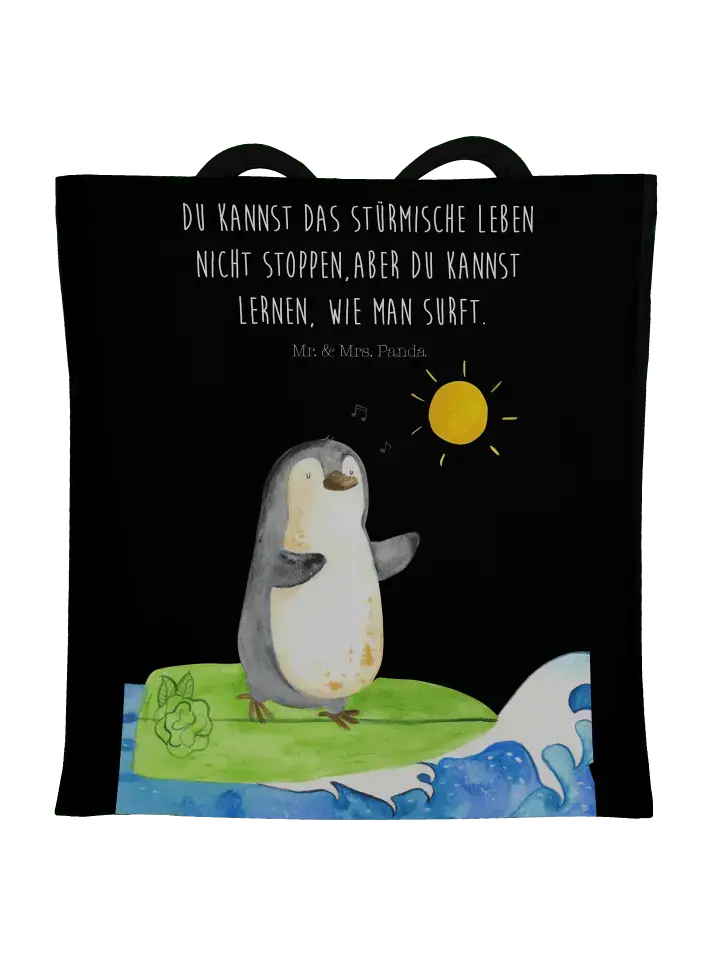 Сумка для переноски Mr & Mrs Panda Pinguin Surfer, черный
Сумка для переноски Mr & Mrs Panda Pinguin Surfer, черный