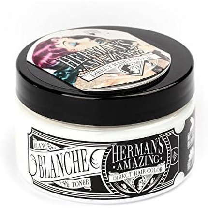 Hermans Amazing Semi-Permanent Hair Toner Blanc Blanche Bianco Herman's Amazing Hair Colour
Hermans Amazing Semi-Permanent Hair Toner Blanc Blanche Bianco Herman's Amazing Hair Colour