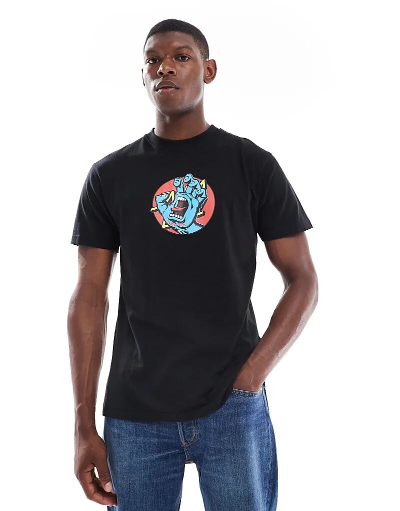 Футболка Santa Cruz классического кроя с графическим логотипом в виде руки, черного цвета
Футболка Santa Cruz классического кроя с графическим логотипом в виде руки, черного цвета