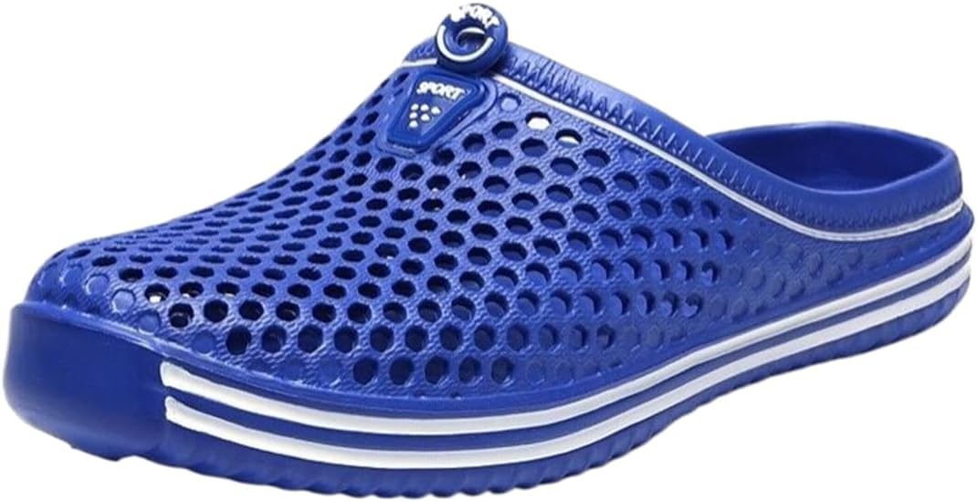 Женские и мужские дышащие сабо для сада, повседневные тапочки, быстро сохнущие сандалии, противоскользящая обувь для пляжа Dannling, синий
Женские и мужские дышащие сабо для сада, повседневные тапочки, быстро сохнущие сандалии, противоскользящая обувь для пляжа Dannling, синий