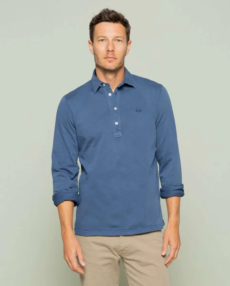 Мужская футболка 100% хлопок с коротким рукавом Scotta 1985, темно-синий 
Мужская футболка 100% хлопок с коротким рукавом Scotta 1985, темно-синий