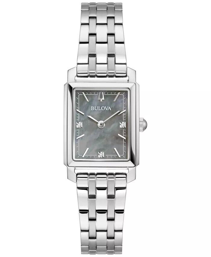 Женские часы Sutton Diamond Accent из нержавеющей стали с браслетом, 21 мм Bulova
Женские часы Sutton Diamond Accent из нержавеющей стали с браслетом, 21 мм Bulova