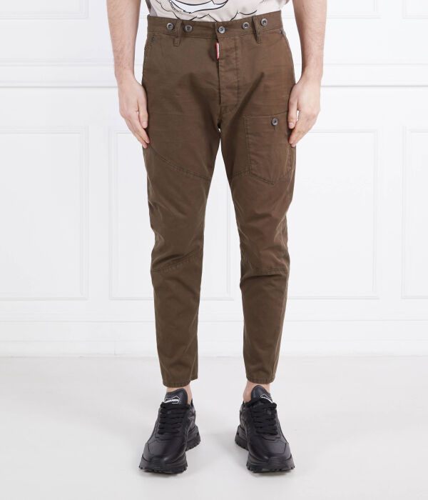 Брюки-Карго рабочие боевые Regular fit Dsquared2, коричневый
Брюки-Карго рабочие боевые Regular fit Dsquared2, коричневый