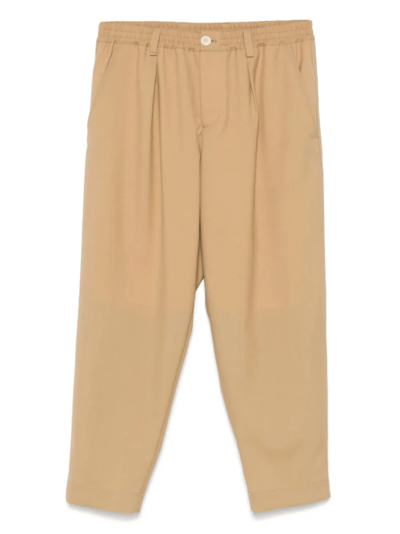 Шерстяные брюки с кулиской Marni, коричневый
Шерстяные брюки с кулиской Marni, коричневый