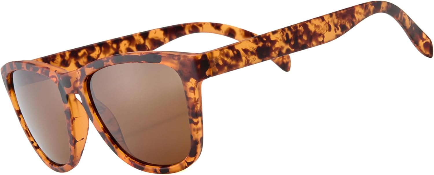 Женские солнцезащитные очки для бега с противоскользящим покрытием TR90 и поляризационной защитой TAC UV400: Jumping Sunshine, Brown Translucent Frames/Brown Non-reflective Lenses
Женские солнцезащитные очки для бега с противоскользящим покрытием TR90 и поляризационной защитой TAC UV400: Jumping Sunshine, Brown Translucent Frames/Brown Non-reflective Lenses