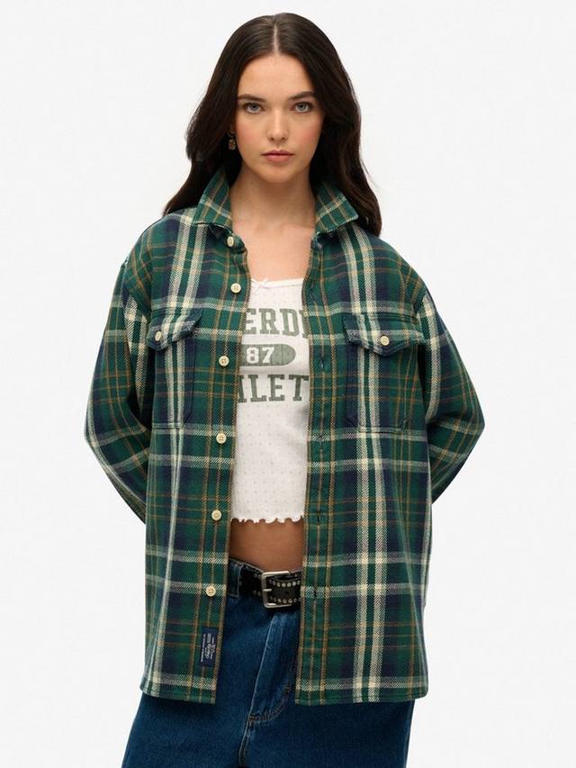 Свободная рубашка в клетку Superdry, Merchant Check Green
Свободная рубашка в клетку Superdry, Merchant Check Green
