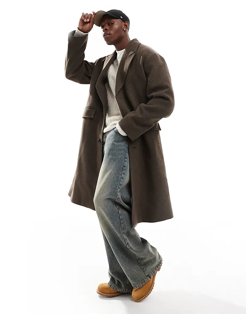 Длинное пальто из смеси шерсти Pavo в коричневом меланже Weekday, Коричневый, Длинное пальто из смеси шерсти Pavo в коричневом меланже Weekday
Длинное пальто из смеси шерсти Pavo в коричневом меланже Weekday, Коричневый, Длинное пальто из смеси шерсти Pavo в коричневом меланже Weekday