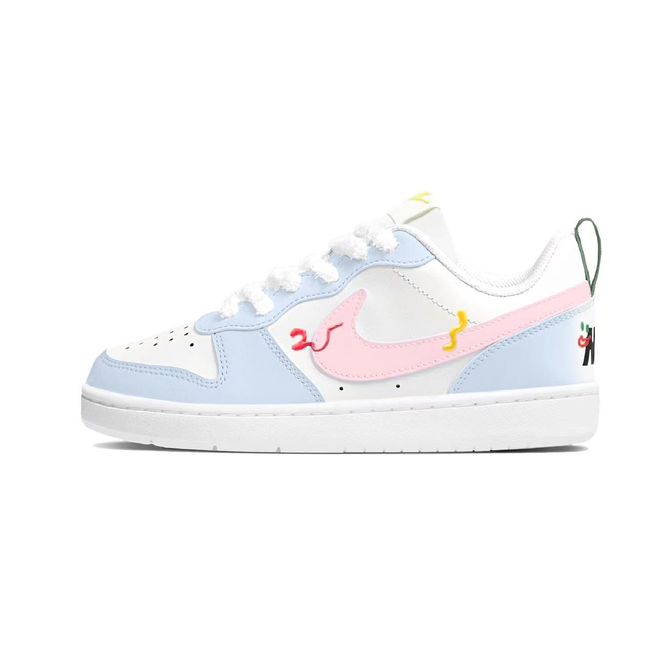 Кроссовки для скейтбординга Court Borough Macaron с нескользящей подошвой и износостойкими протекторами для детей и подростков Nike, синий/розовый
Кроссовки для скейтбординга Court Borough Macaron с нескользящей подошвой и износостойкими протекторами для детей и подростков Nike, синий/розовый