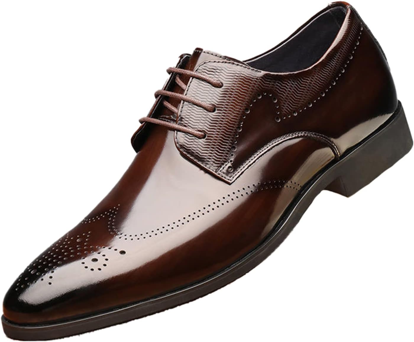 Мужские классические туфли, оксфорды для делового стиля, классические броги на шнуровке Chuumee, темно-коричневый
Мужские классические туфли, оксфорды для делового стиля, классические броги на шнуровке Chuumee, темно-коричневый