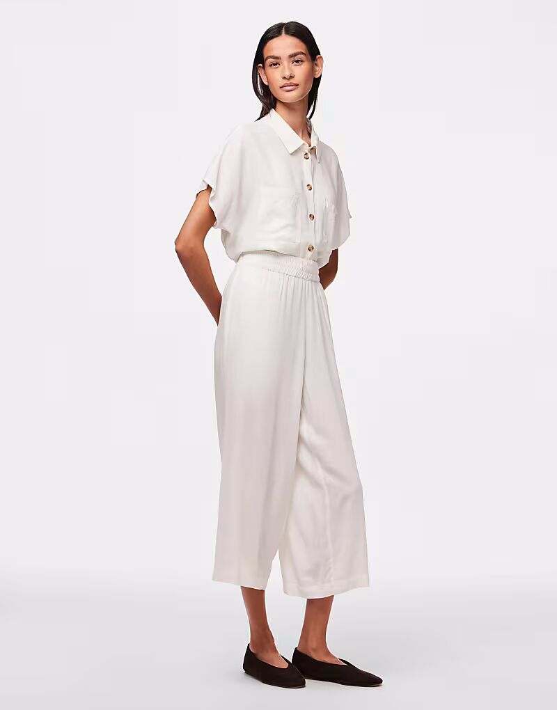 Брюки-кюлоты Pieces ярко-белого цвета
Брюки-кюлоты Pieces ярко-белого цвета