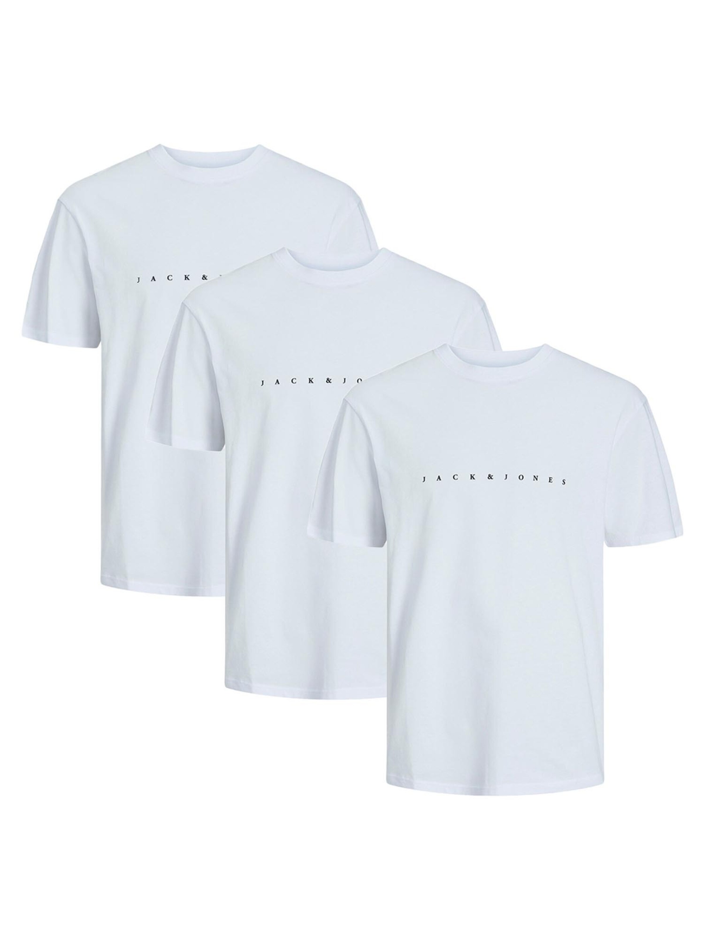 JACK & JONES Футболка 'Star JJ' в белом цвете
JACK & JONES Футболка 'Star JJ' в белом цвете