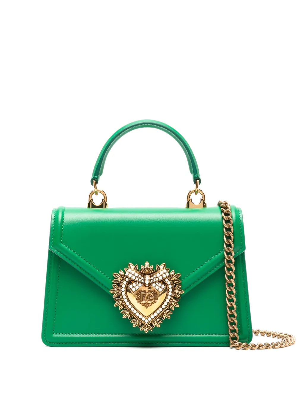 Маленькая сумка-тоут Devotion DOLCE & GABBANA, зеленый
Маленькая сумка-тоут Devotion DOLCE & GABBANA, зеленый