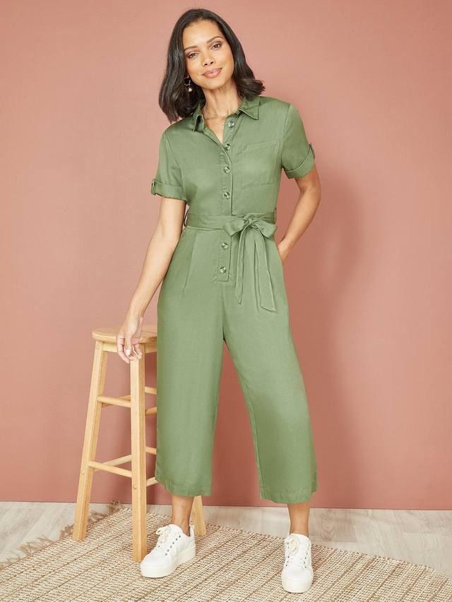 Универсальный комбинезон из саржи Yumi, зеленый
Универсальный комбинезон из саржи Yumi, зеленый