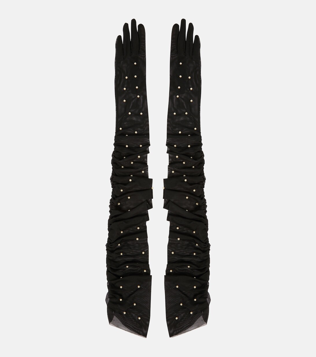 Перчатки leontyne со сборками и декором. Jennifer Behr, черный
Перчатки leontyne со сборками и декором. Jennifer Behr, черный