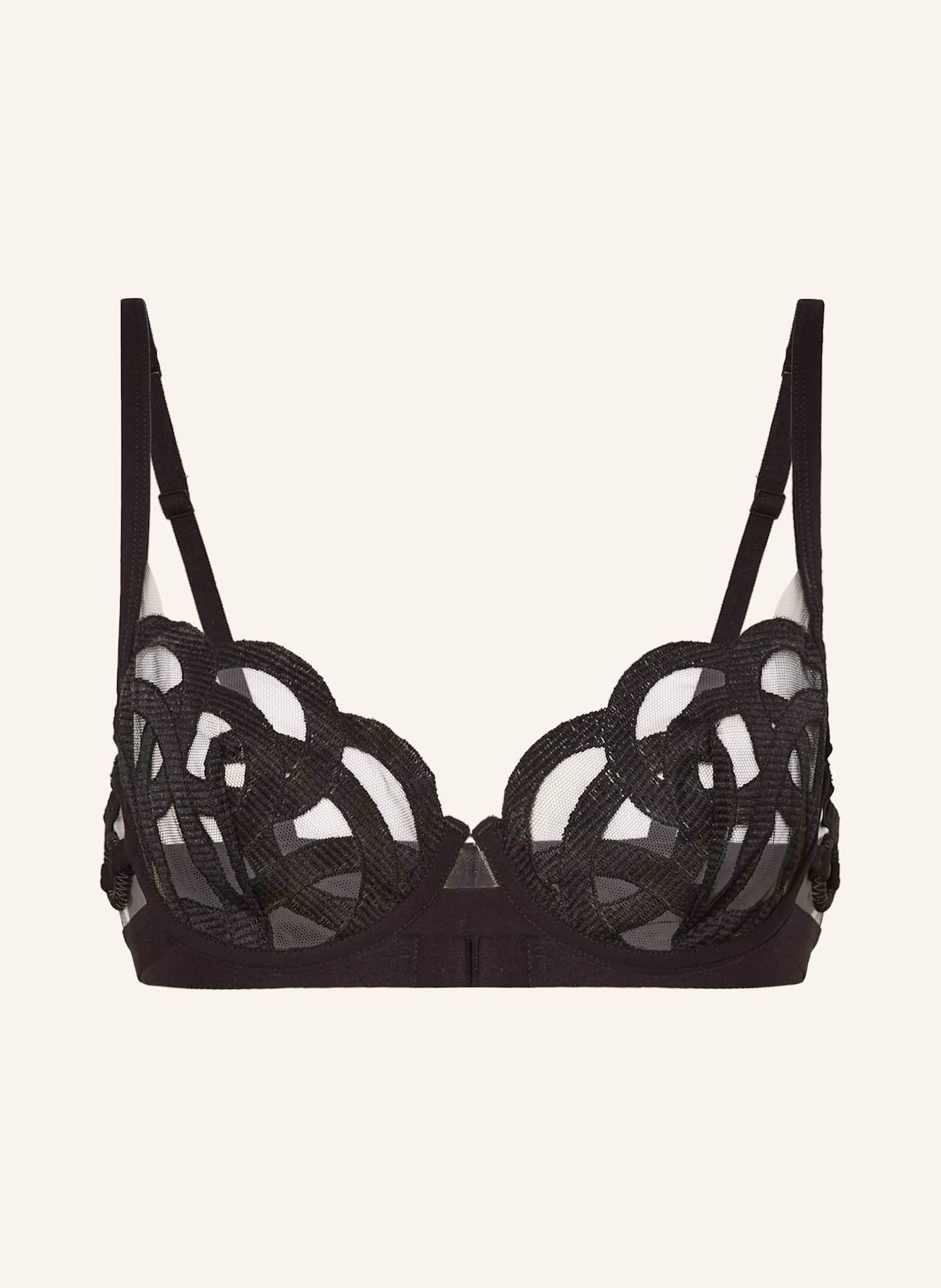 Бюстгальтер балконет Kimbaku Livy, черный
Бюстгальтер балконет Kimbaku Livy, черный