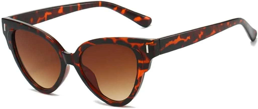 Модные солнцезащитные очки «кошачий глаз» с заклепками для женщин, модный узор, желтый леопардовый градиент, защита от УФ-излучения UV400 SZVVBKK, Leopard Tea
Модные солнцезащитные очки «кошачий глаз» с заклепками для женщин, модный узор, желтый леопардовый градиент, защита от УФ-излучения UV400 SZVVBKK, Leopard Tea