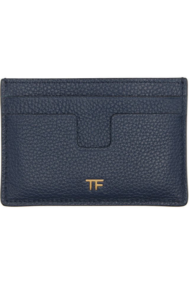Tom Ford Картотека из зернистой кожи темно-синего цвета
Tom Ford Картотека из зернистой кожи темно-синего цвета