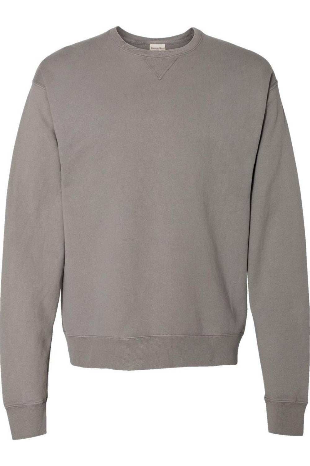 Толстовка унисекс с круглым вырезом ComfortWash by Hanes Garment-Dyed, цвет concrete grey 
Толстовка унисекс с круглым вырезом ComfortWash by Hanes Garment-Dyed, цвет concrete grey