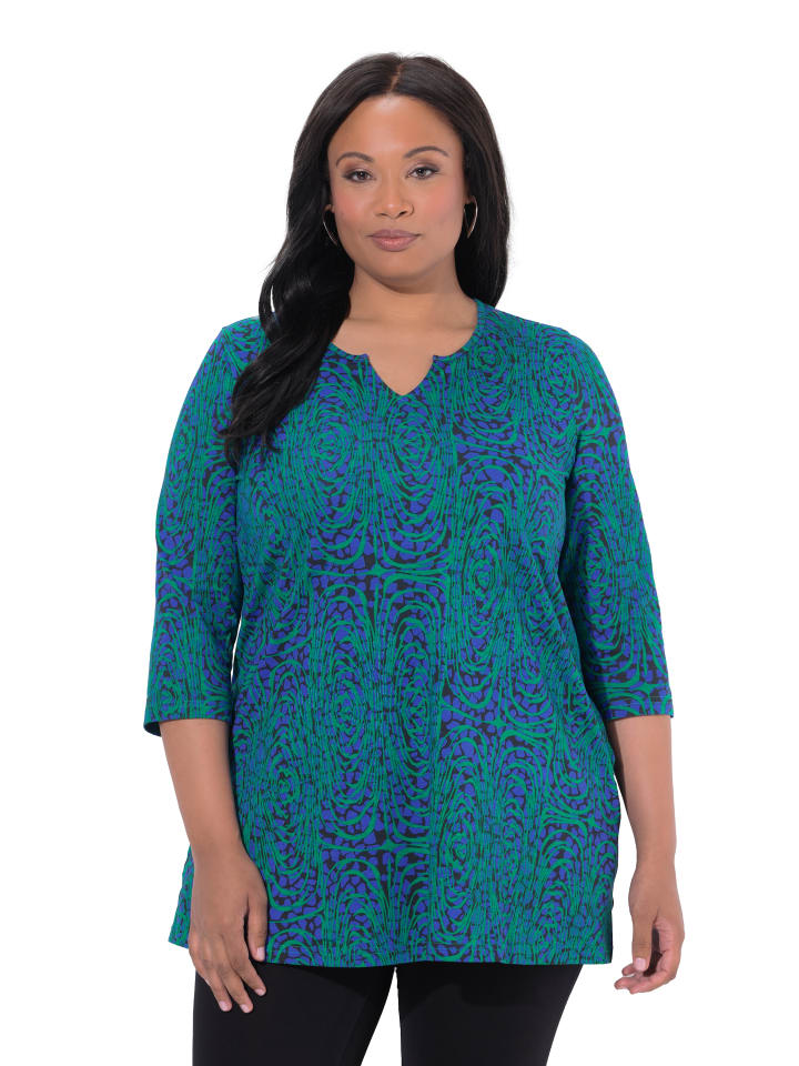 Ulla Popken Длинная футболка лазурно-голубого цвета, Синий, Ulla Popken Длинная футболка лазурно-голубого цвета
Ulla Popken Длинная футболка лазурно-голубого цвета, Синий, Ulla Popken Длинная футболка лазурно-голубого цвета