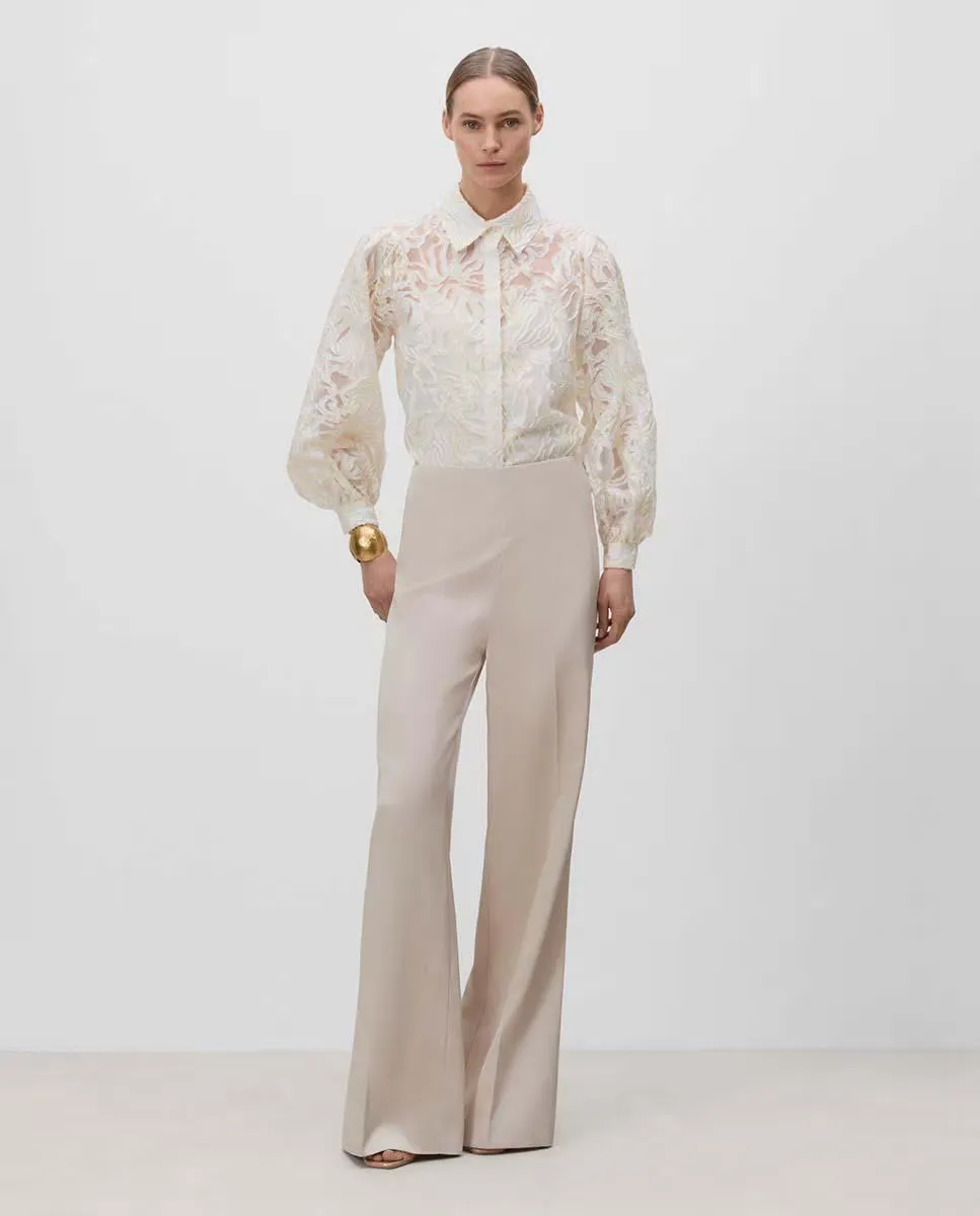 Женские брюки с высокой талией Simorra, бежевый
Женские брюки с высокой талией Simorra, бежевый