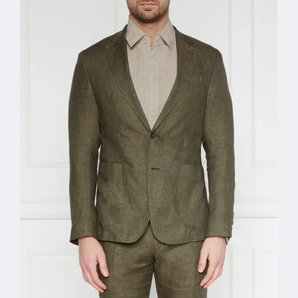 Элегантная льняная куртка узкого кроя Hoverest Joop!, зеленый
Элегантная льняная куртка узкого кроя Hoverest Joop!, зеленый