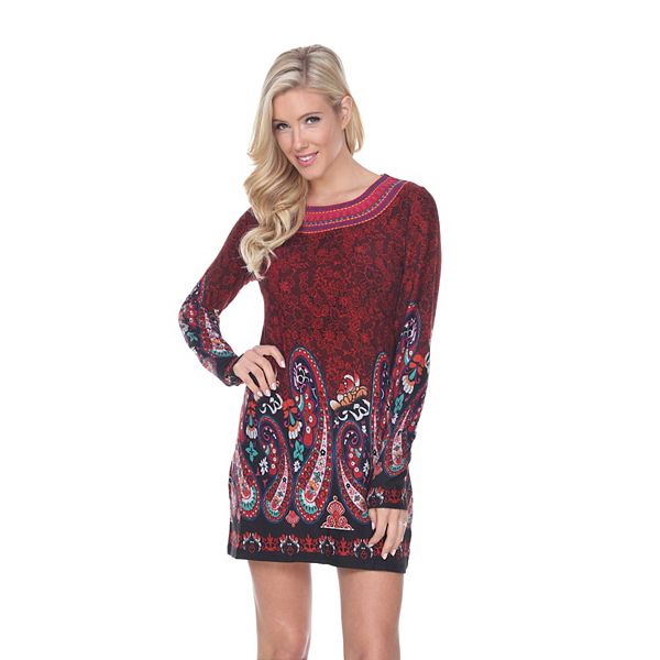 Женское платье-свитер с вышивкой Wm Fashion, Burgundy
Женское платье-свитер с вышивкой Wm Fashion, Burgundy