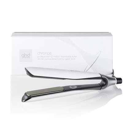ghd Chronos White — наш самый совершенный выпрямитель для волос, HD, реагирующий на движение, в 2 раза более отзывчивый, оптимальная температура укладки 185°C
ghd Chronos White — наш самый совершенный выпрямитель для волос, HD, реагирующий на движение, в 2 раза более отзывчивый, оптимальная температура укладки 185°C