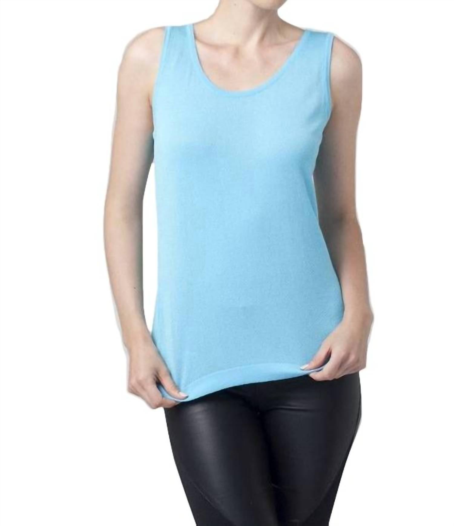 Туника-майка с поддержкой для бюста в бирюзовом цвете ANGEL 
Туника-майка с поддержкой для бюста в бирюзовом цвете ANGEL