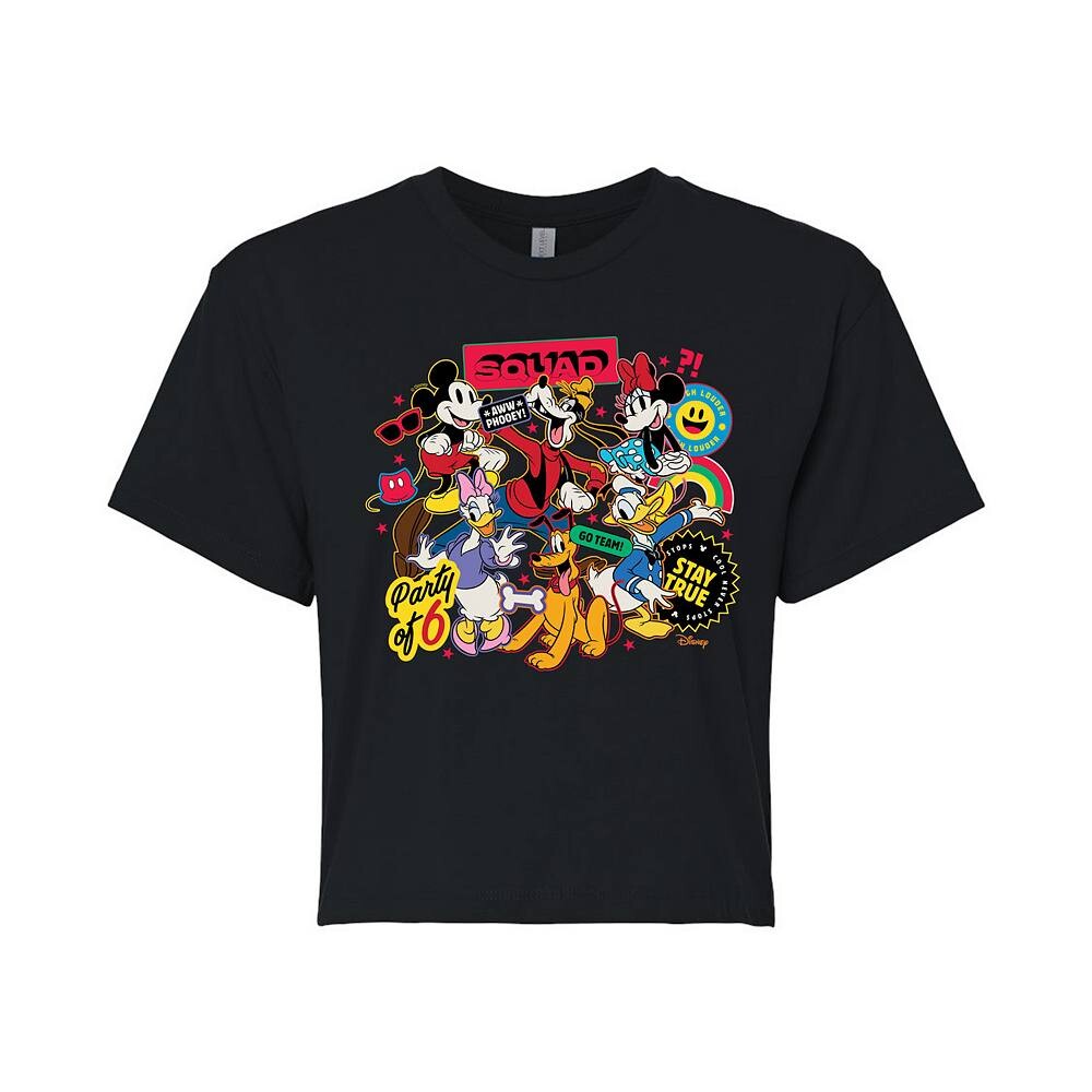 Укороченная футболка Disney's Mickey Mouse & Friends Juniors' Squad Icon, черный
Укороченная футболка Disney's Mickey Mouse & Friends Juniors' Squad Icon, черный