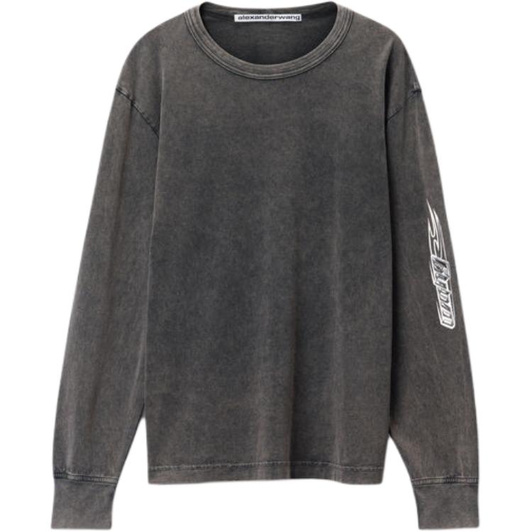 Хлопковая футболка Alexander Wang, серый
Хлопковая футболка Alexander Wang, серый